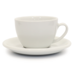 Cappuccino cup + saucer